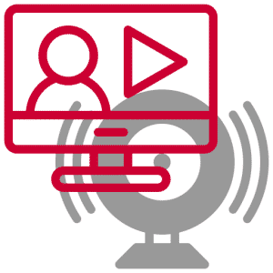 illustration video call for French translation